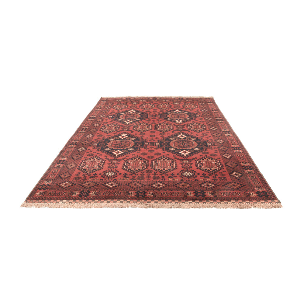 Afghan Teppich - 303 x 200 cm - rot