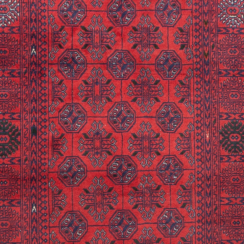 Läufer Afghan - Buchara - 479 x 89 cm - rot