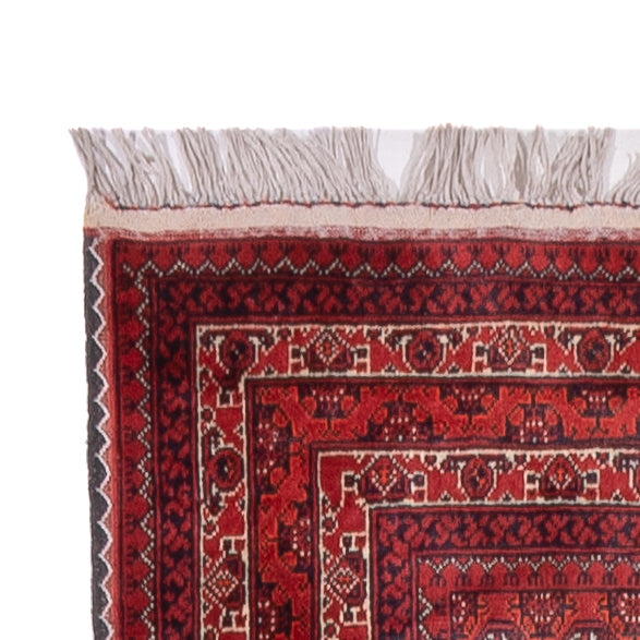 Läufer Afghan - Buchara - 376 x 75 cm - rot