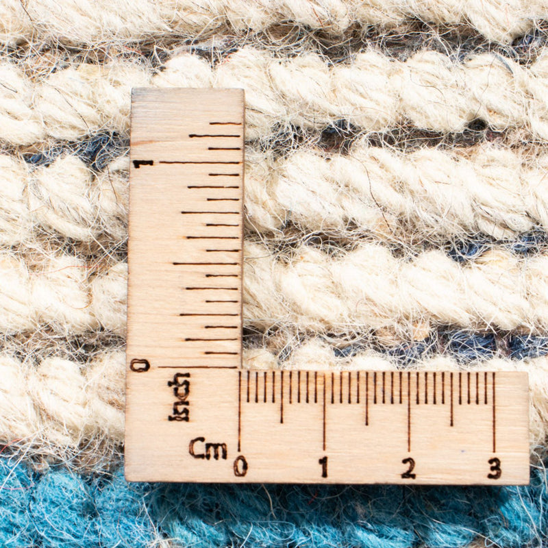 Nepal Teppich - 140 x 70 cm - türkis