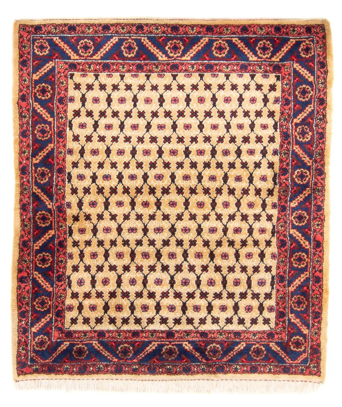 Perserteppich - Nomadic quadratisch - 147 x 131 cm - beige