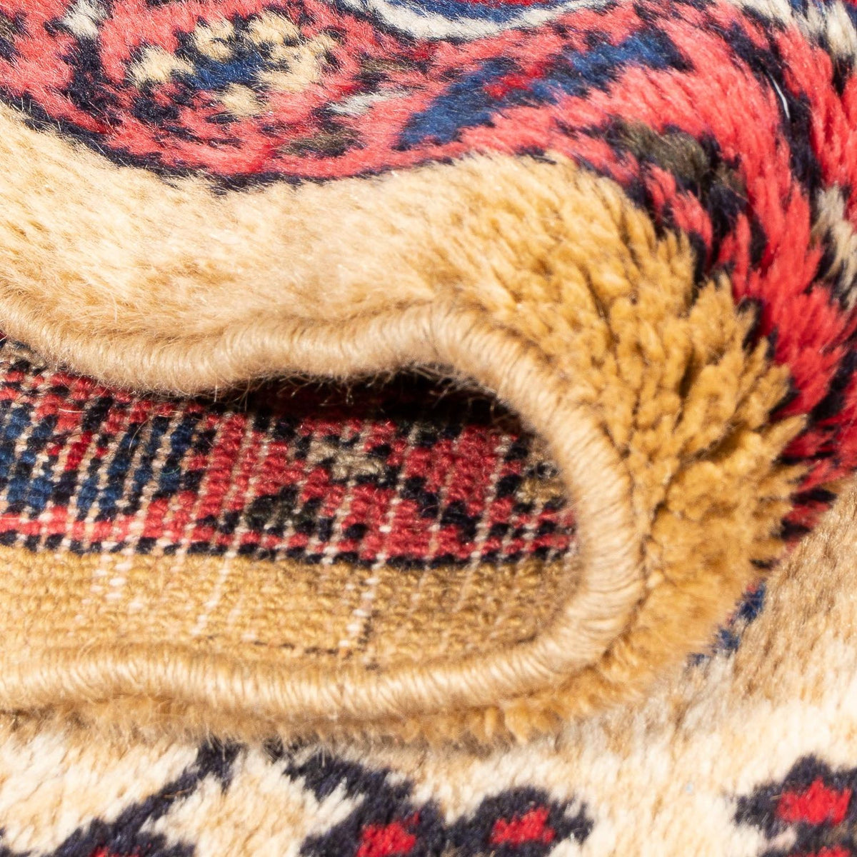 Perserteppich - Nomadic quadratisch - 147 x 131 cm - beige