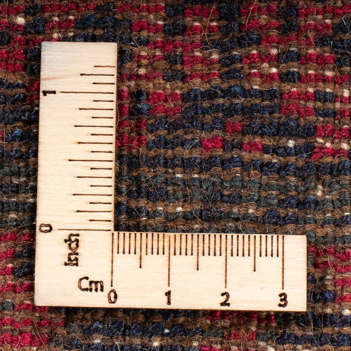 Belutsch Teppich quadratisch - 70 x 60 cm - mehrfarbig