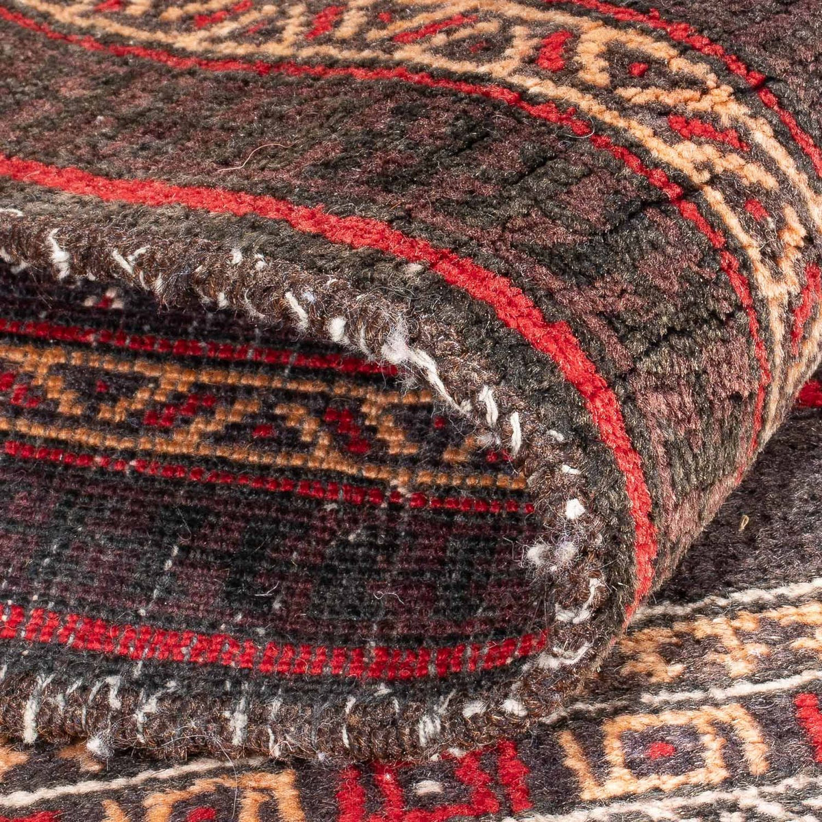 Belutsch Teppich - 136 x 90 cm - mehrfarbig
