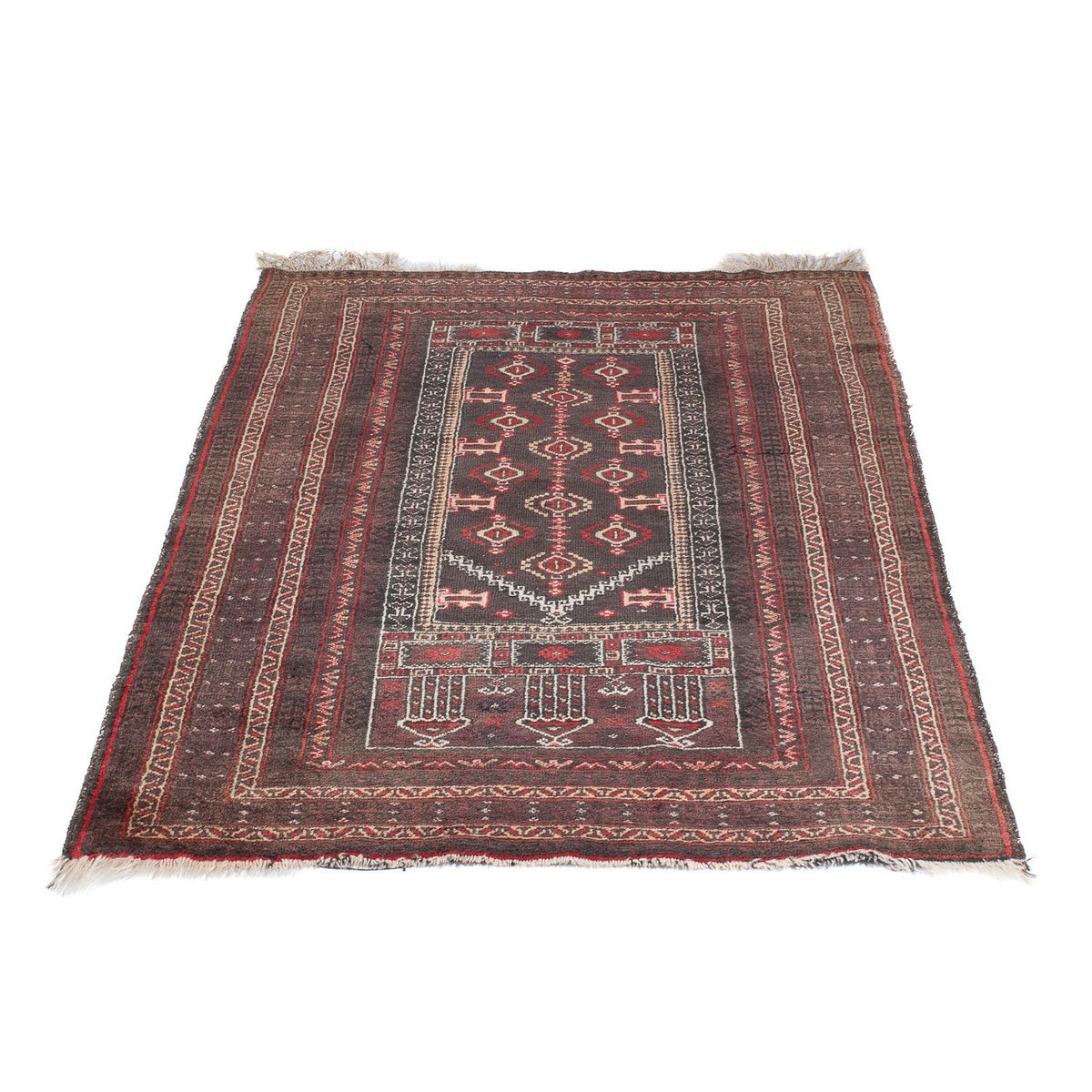 Belutsch Teppich - 136 x 90 cm - mehrfarbig