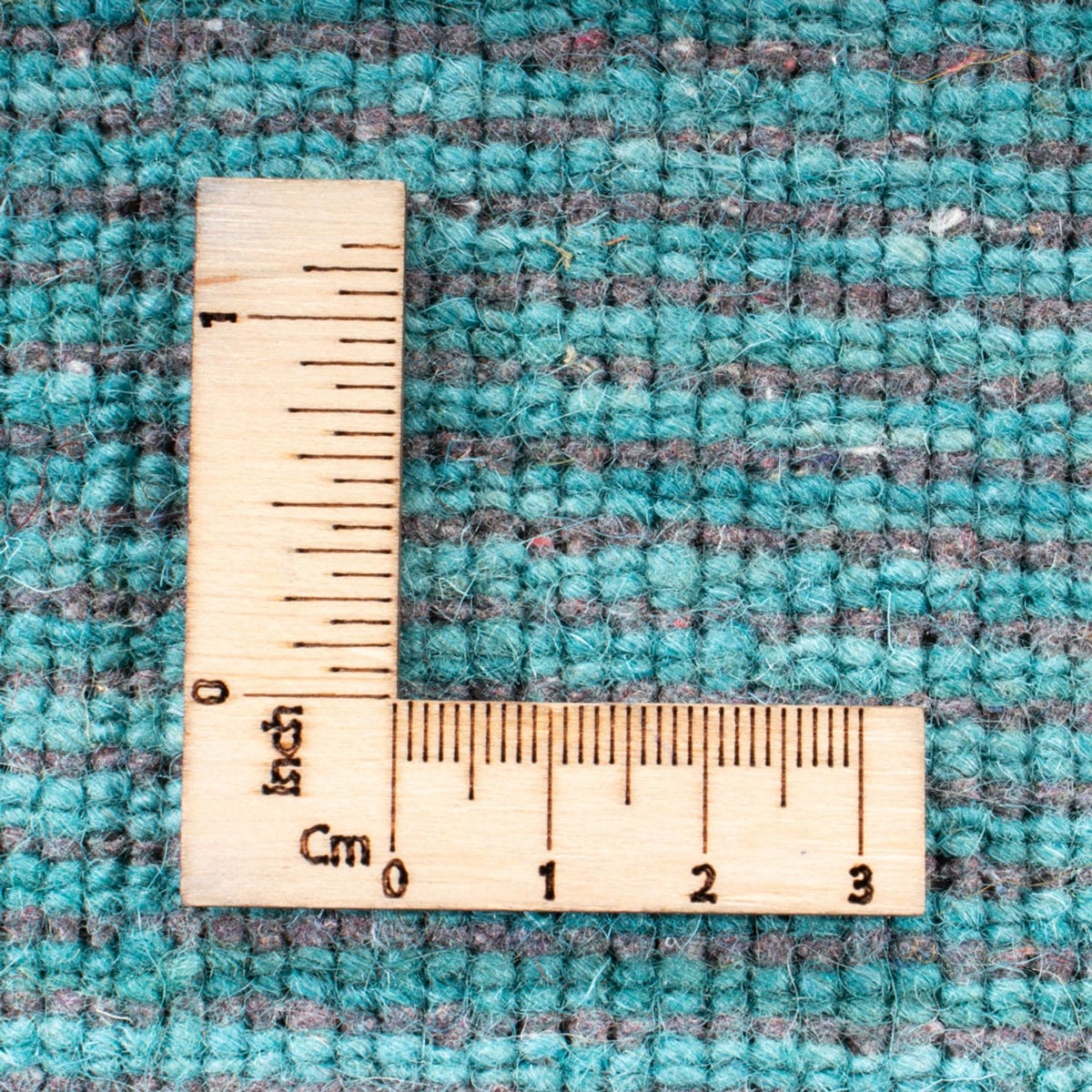 Gabbeh Teppich - Softy quadratisch - 200 x 200 cm - türkis