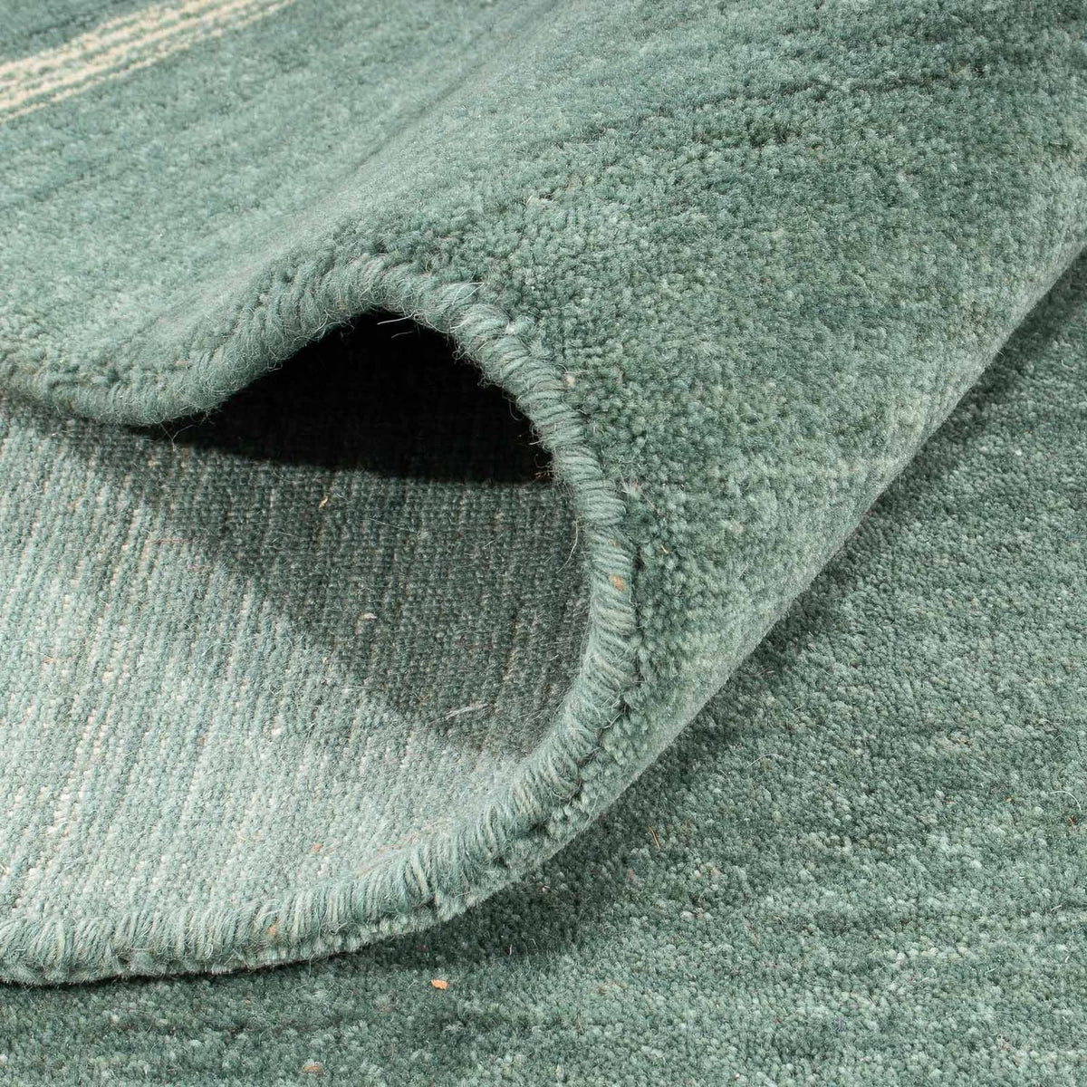 Gabbeh Teppich - Loribaft Softy - 250 x 200 cm - grün