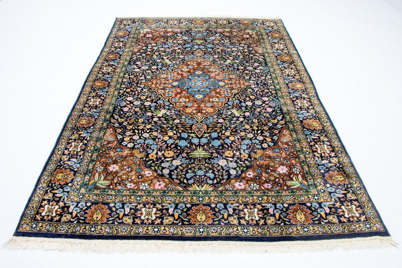 Orientteppich 226 x 140 cm - blau