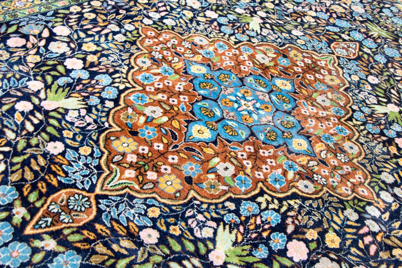 Orientteppich 226 x 140 cm - blau