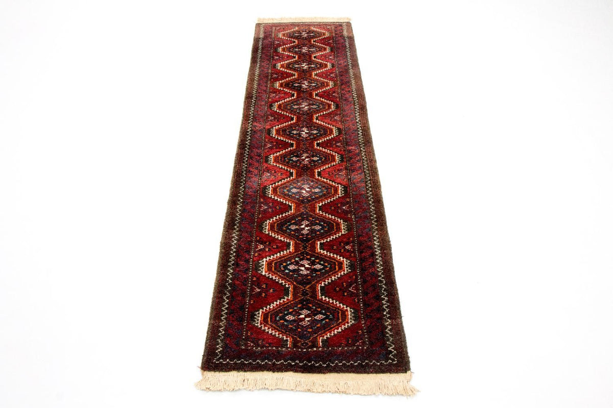 Perserteppich - Nomadic 197 x 52 cm - rot