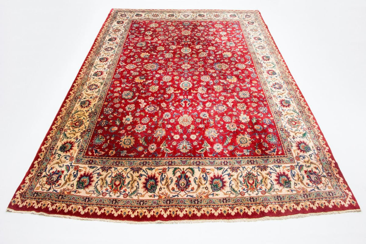 Perserteppich - Täbriz 410 x 212 cm - rot