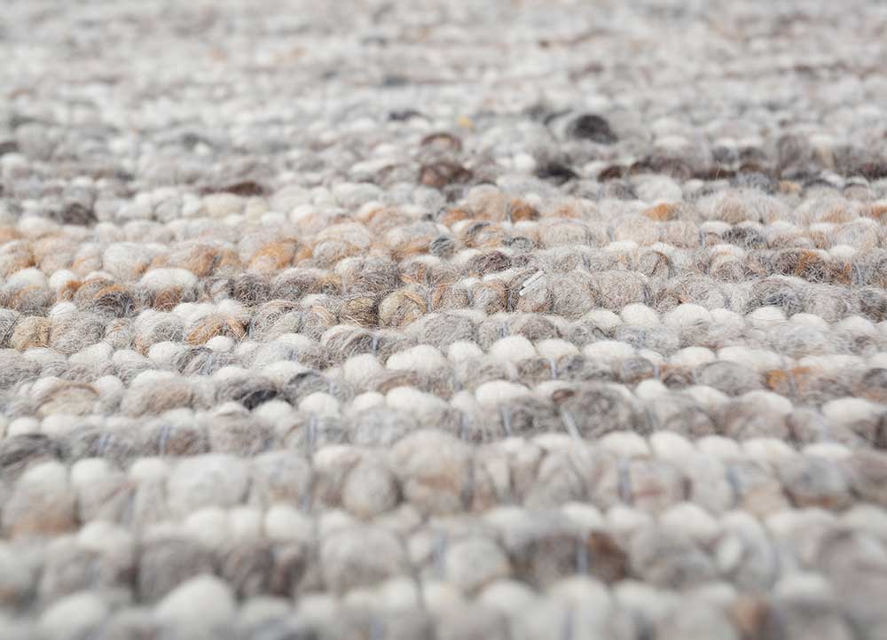 Wollteppich - 240 x 180 cm - creme