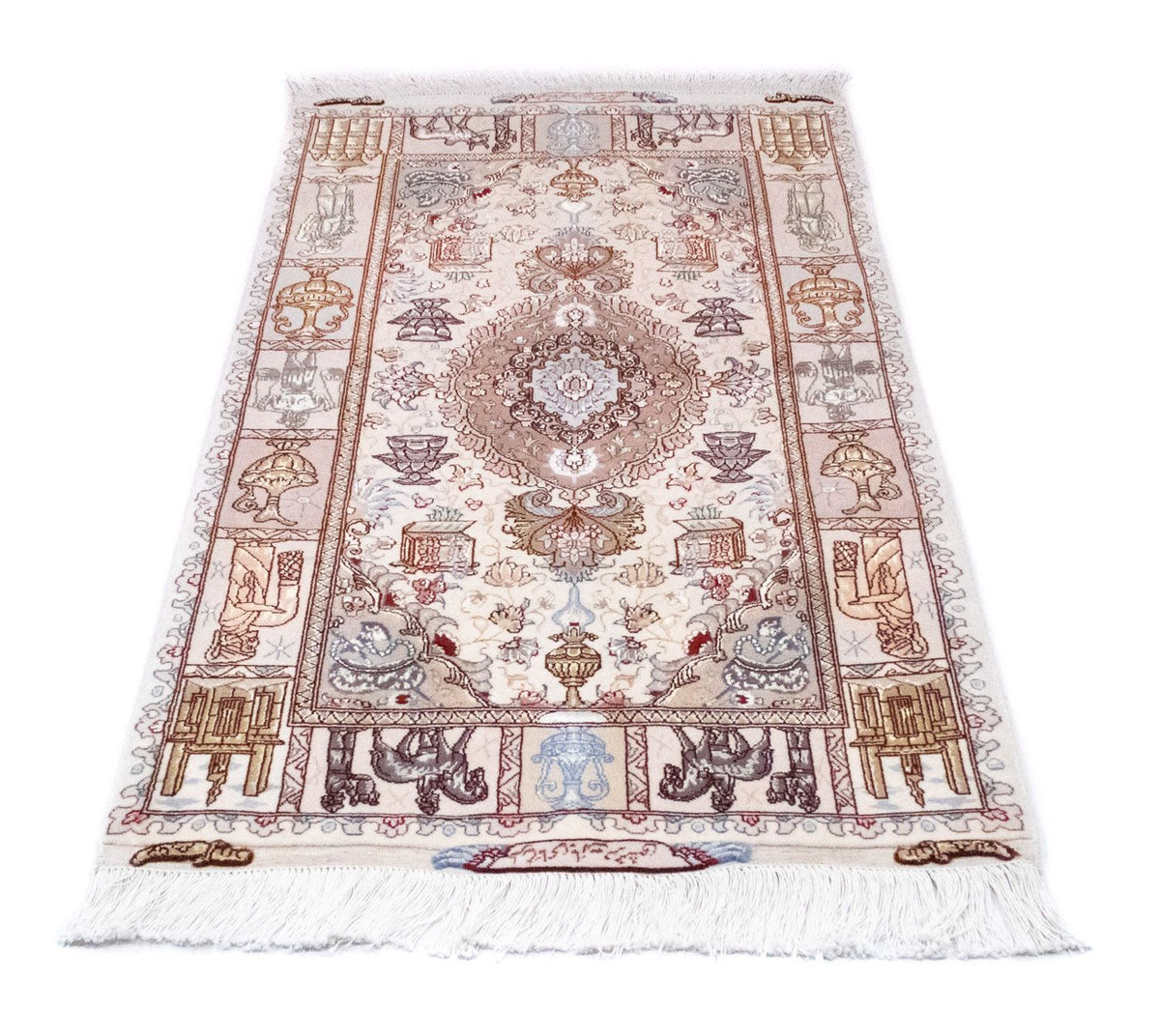 Perserteppich - Täbriz - Royal 134 x 75 cm - beige