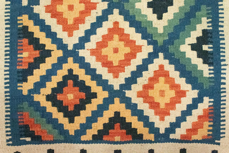 Kelim Teppich - Splash 90 x 60 cm - mehrfarbig