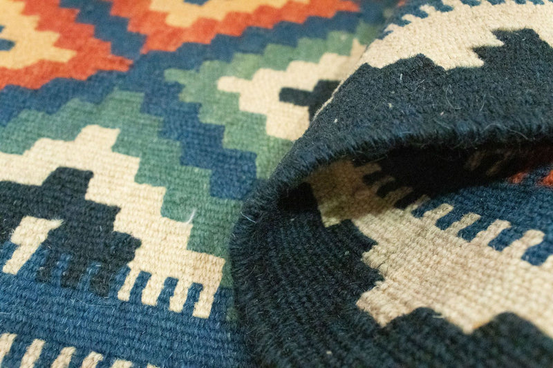 Kelim Teppich - Splash 90 x 60 cm - mehrfarbig