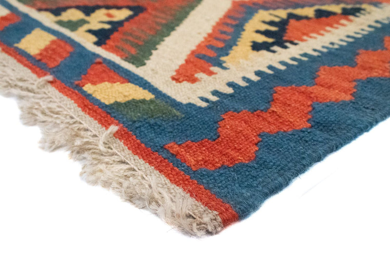 Kelim Teppich - Splash 90 x 64 cm - mehrfarbig