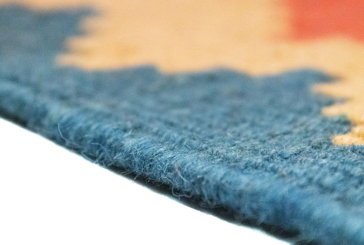 Kelim Teppich - Splash 90 x 64 cm - mehrfarbig