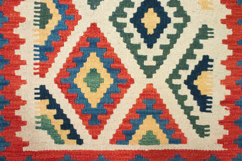 Kelim Teppich - Splash 88 x 61 cm - mehrfarbig