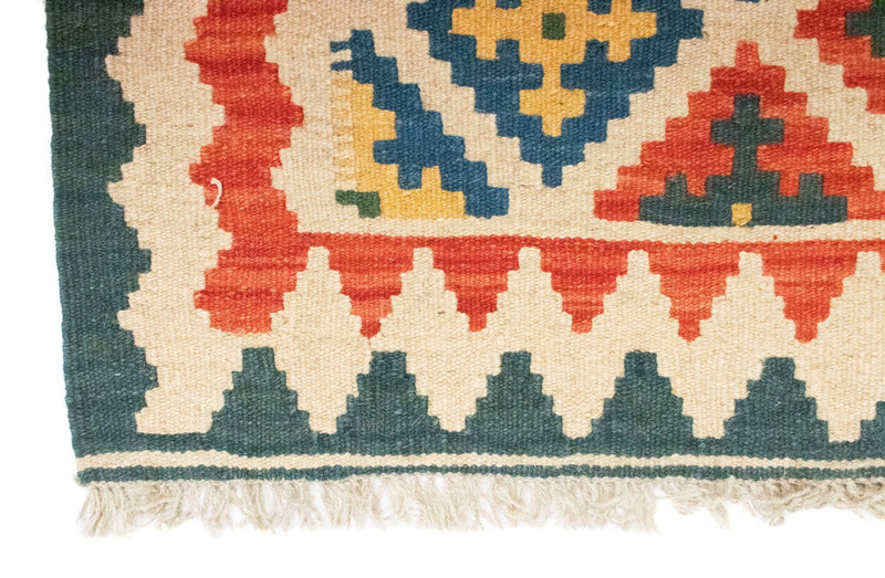 Kelim Teppich - Splash 89 x 67 cm - mehrfarbig