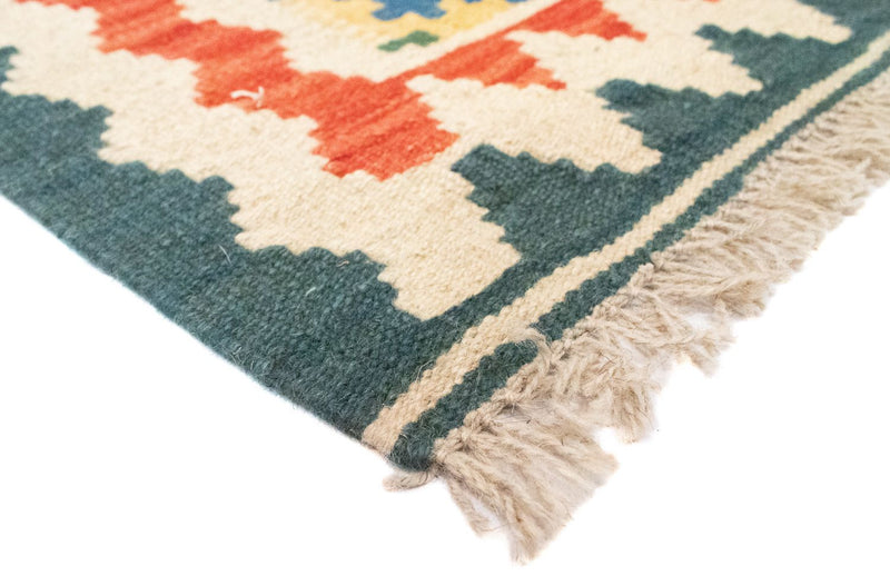 Kelim Teppich - Splash 89 x 67 cm - mehrfarbig