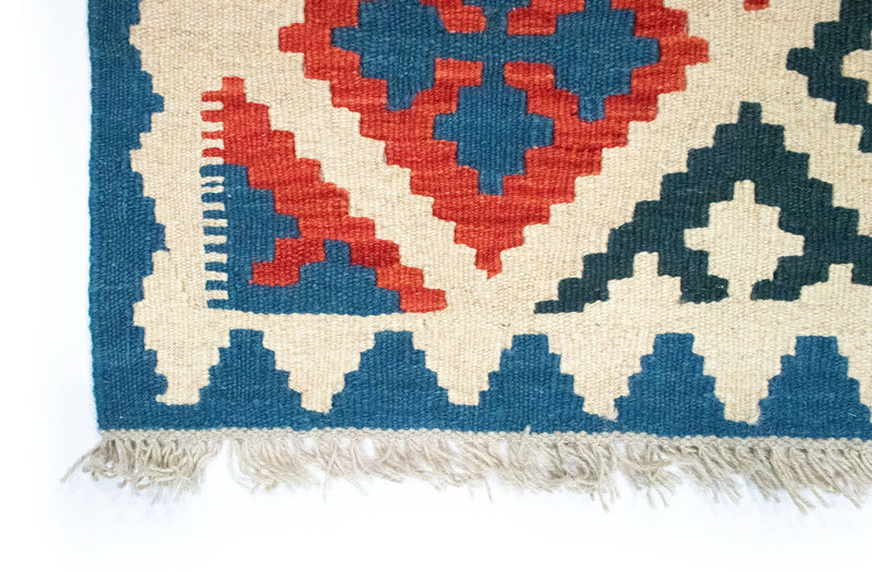 Kelim Teppich - Splash 90 x 60 cm - mehrfarbig