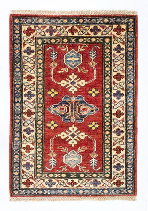 Ziegler Teppich - Kazak 91 x 65 cm - rot
