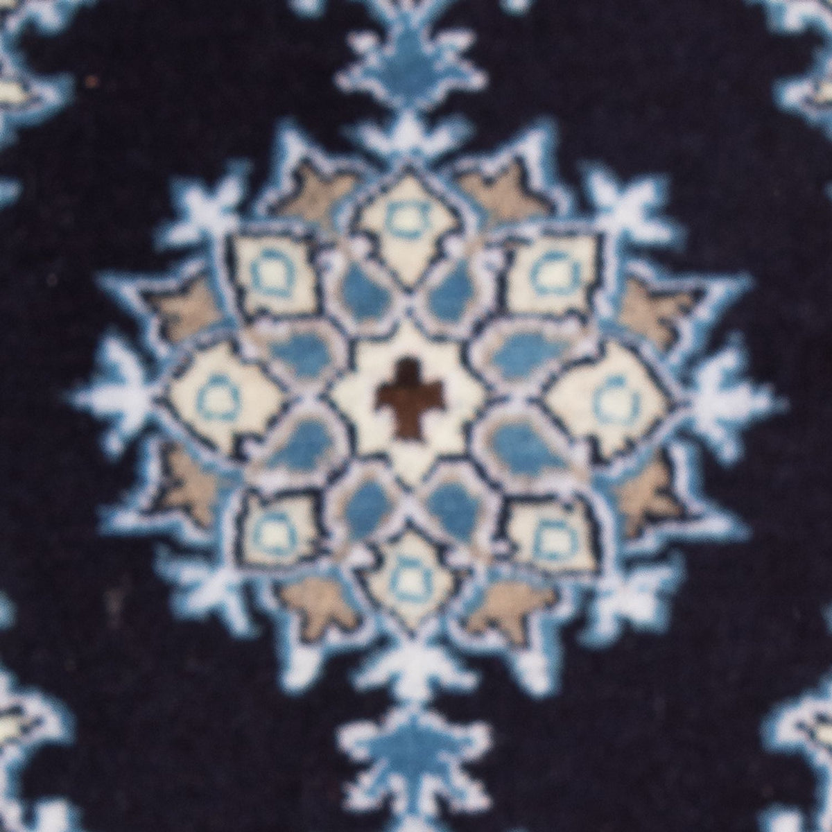 Perserteppich - Nain - 60 x 40 cm - dunkelblau