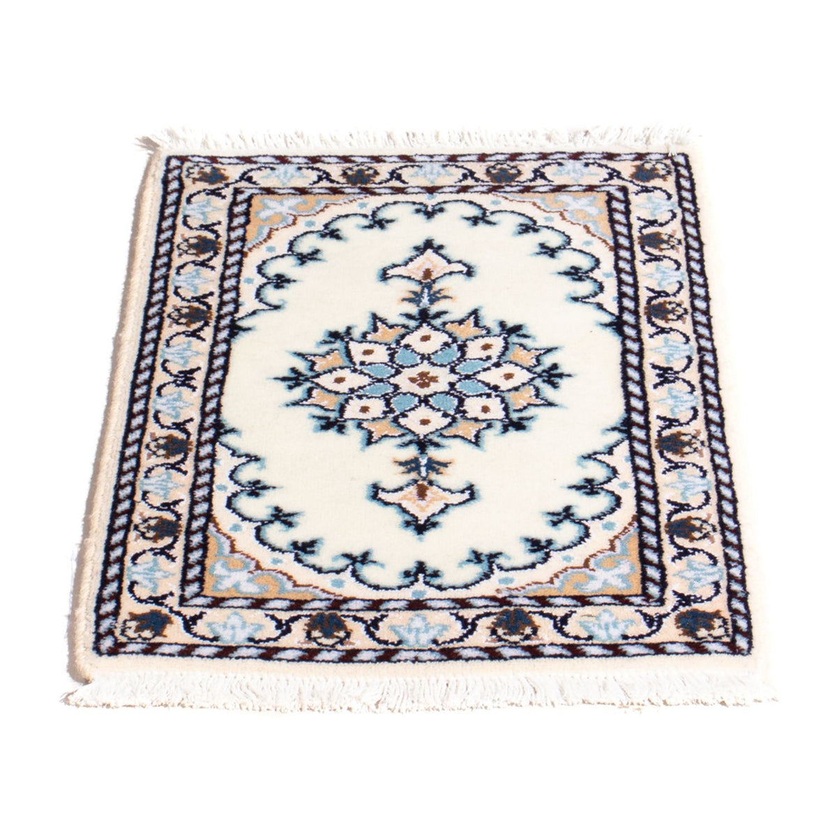 Perserteppich - Nain - 60 x 40 cm - hellblau