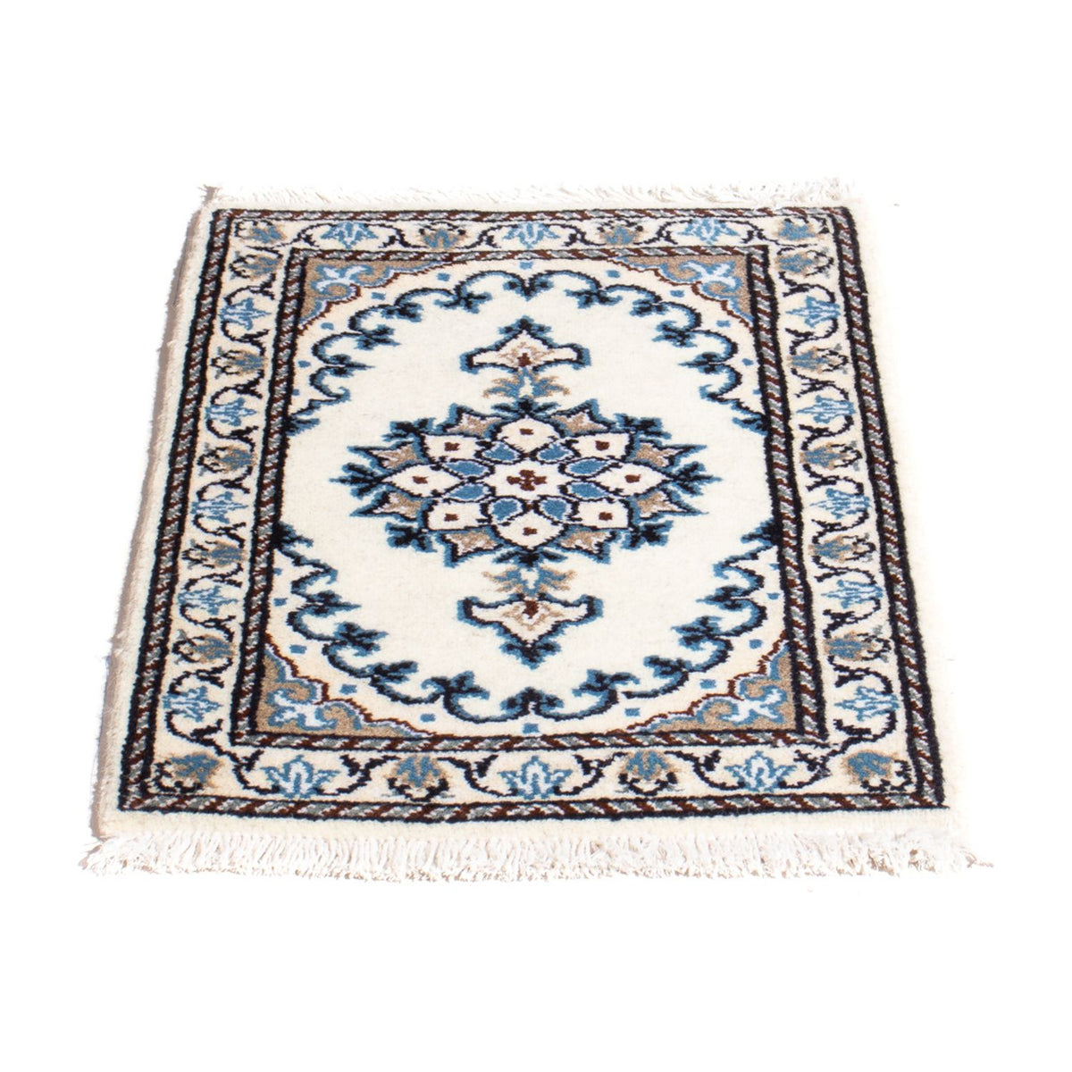 Perserteppich - Nain - 60 x 40 cm - hellblau