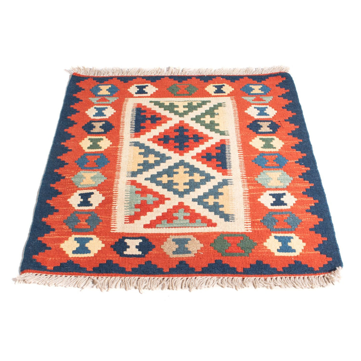 Kelim Teppich - Oriental - 94 x 70 cm - mehrfarbig