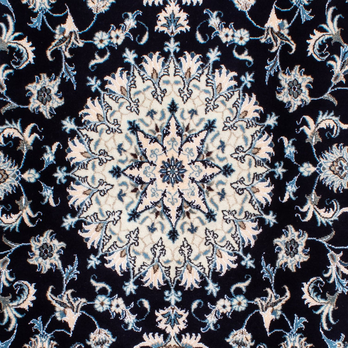 Perserteppich - Nain - 239 x 166 cm - dunkelblau