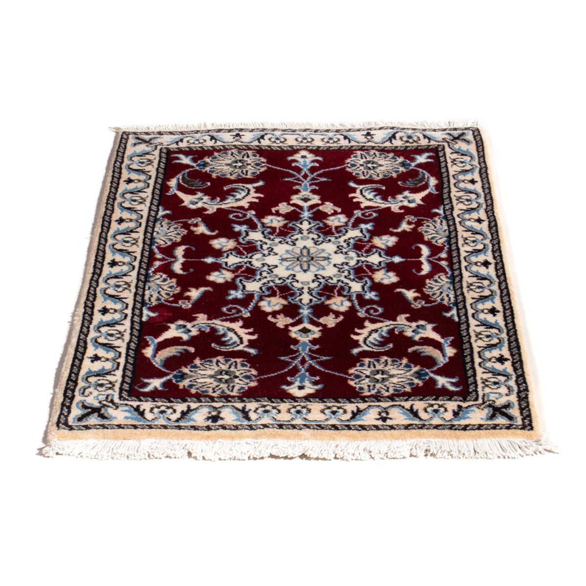 Perserteppich - Nain - 90 x 60 cm - rot