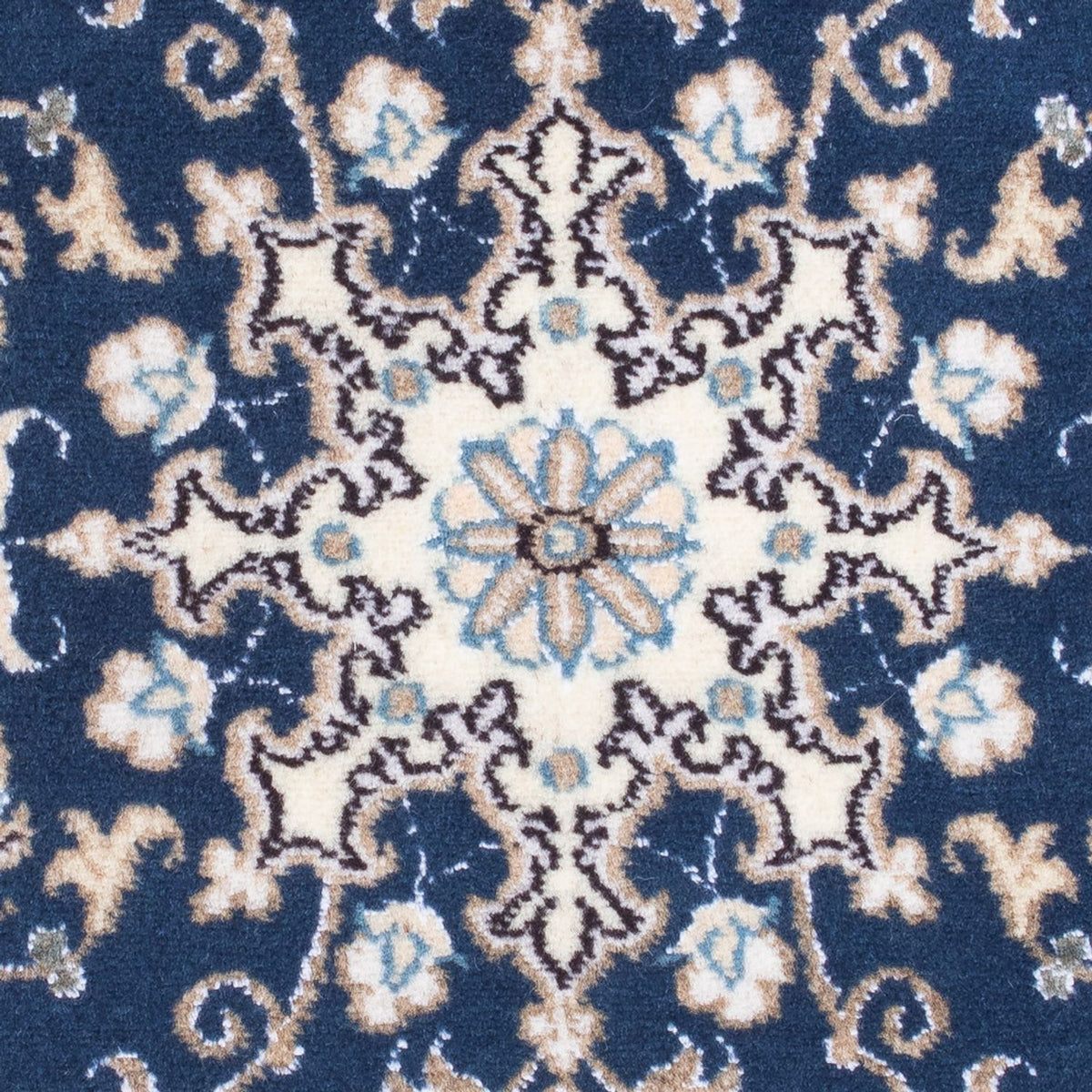 Perserteppich - Nain - 90 x 60 cm - blau