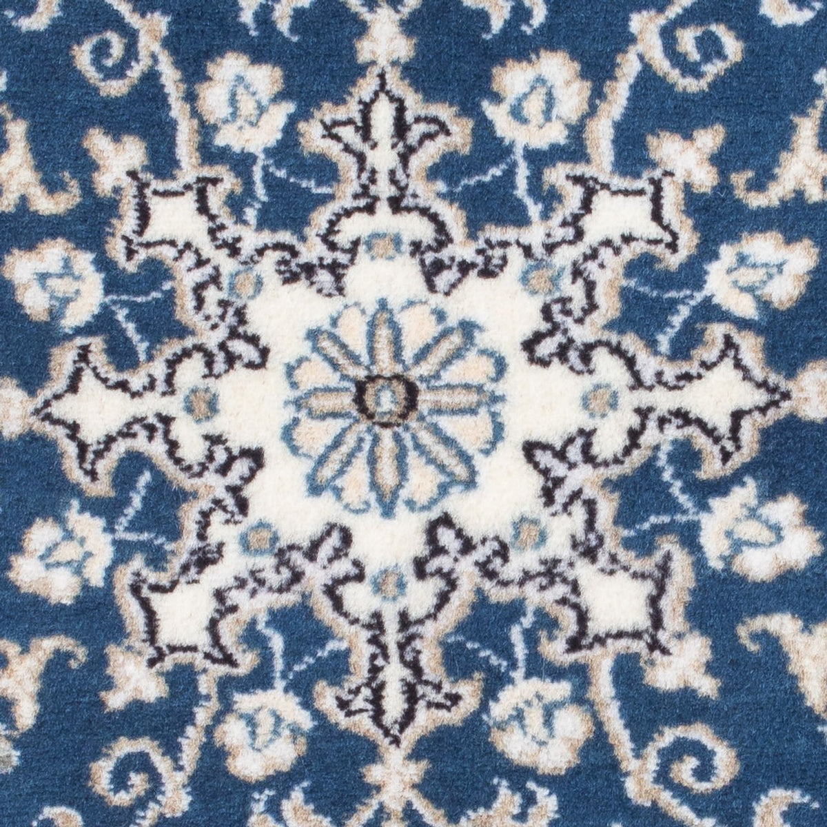 Perserteppich - Nain - 90 x 60 cm - blau