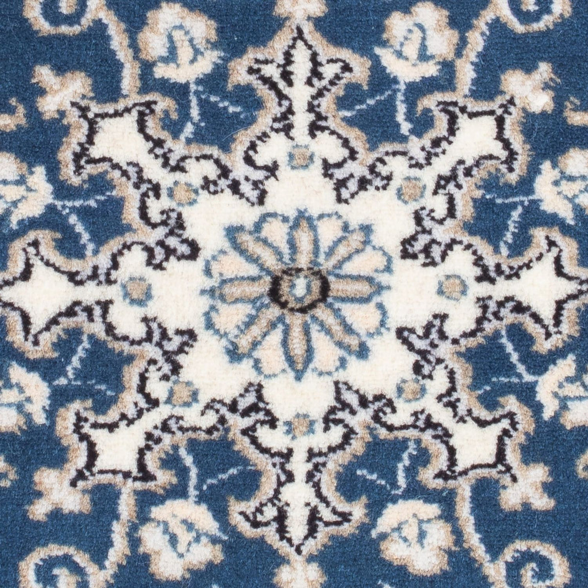 Perserteppich - Nain - 90 x 60 cm - blau