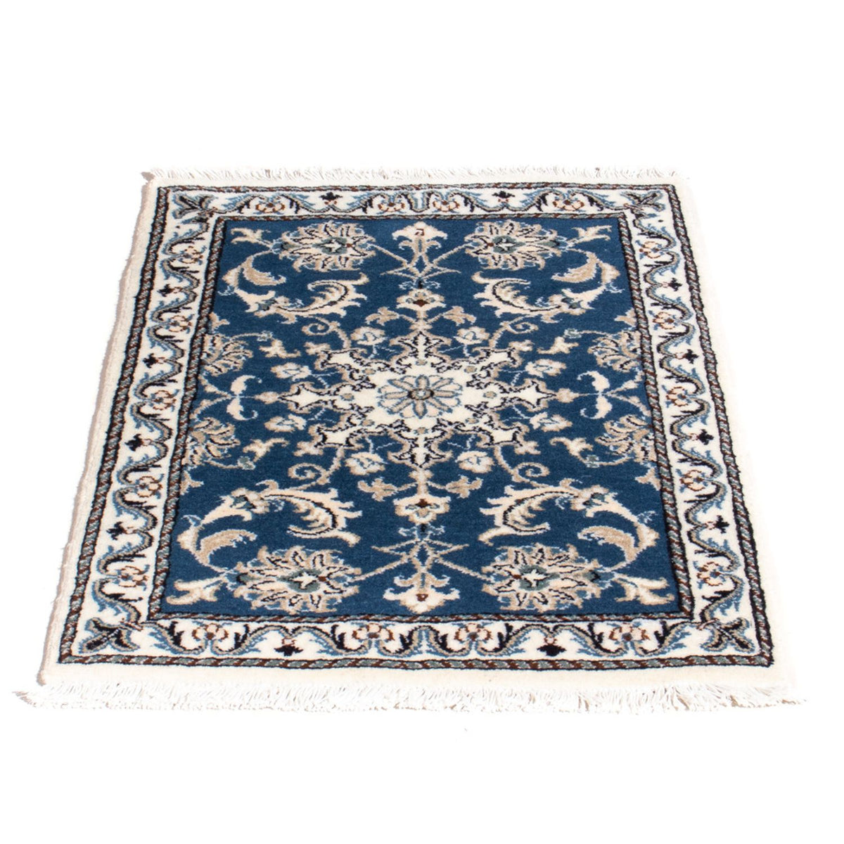 Perserteppich - Nain - 90 x 60 cm - blau