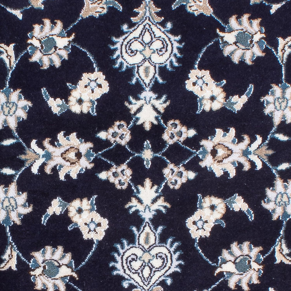 Läufer Perser - Nain - 202 x 78 cm - dunkelblau