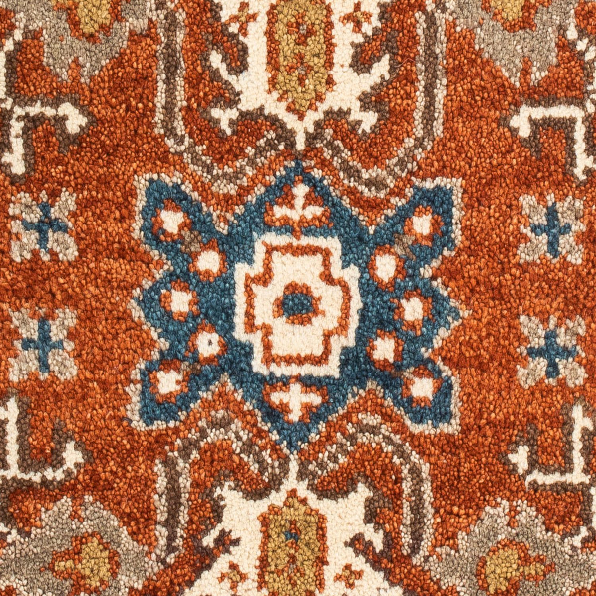 Orientteppich - 93 x 63 cm - rost