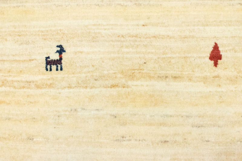 Gabbeh Teppich - Perser 202 x 75 cm - beige