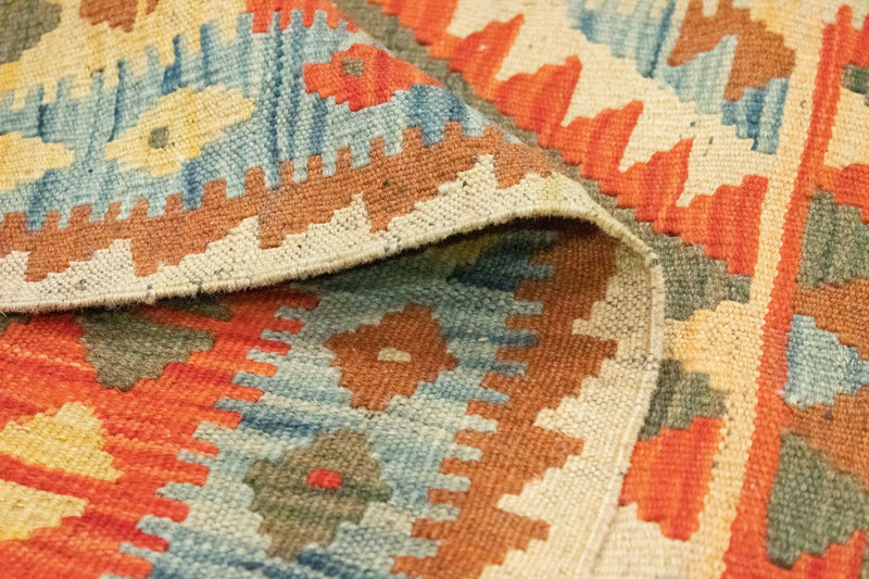 Kelim Teppich - Splash 395 x 84 cm