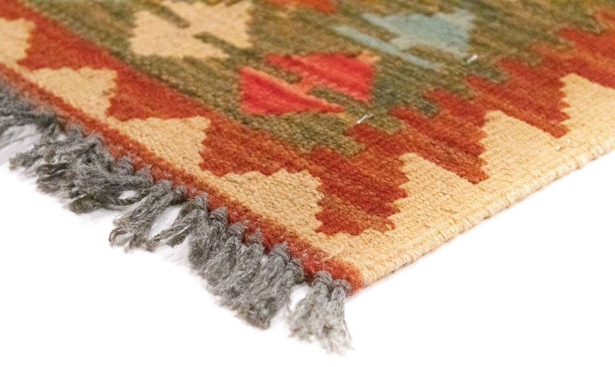 Kelim Teppich - Splash 300 x 80 cm - mehrfarbig