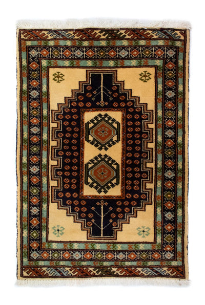 Turkaman Teppich 64x91cm - Orientteppich