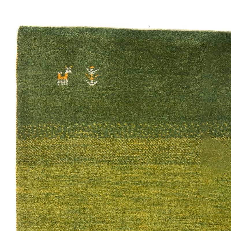 Gabbeh Teppich - Perser - 201 x 148 cm - grün