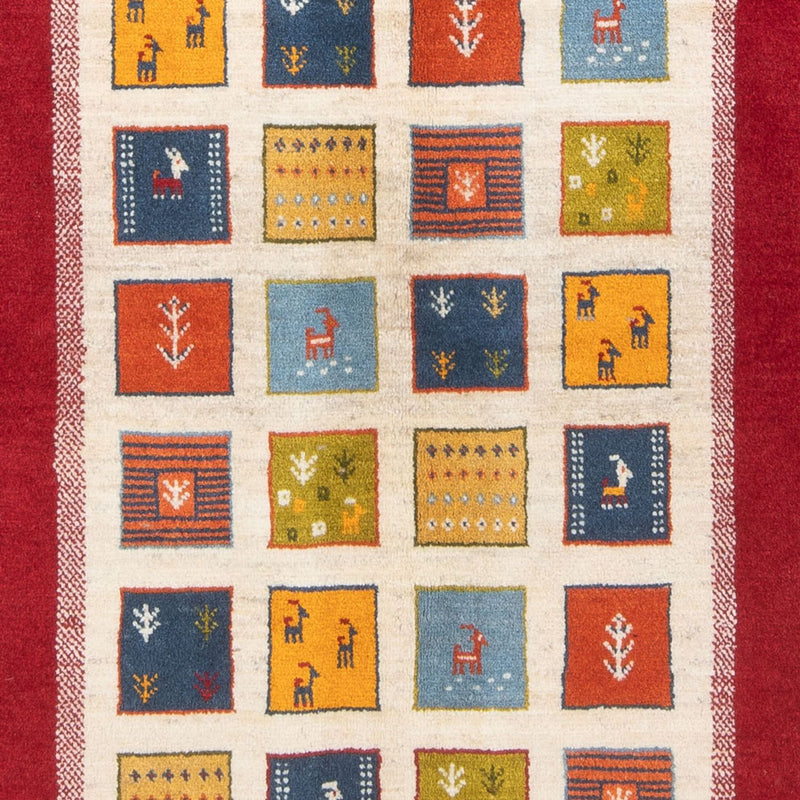 Gabbeh Teppich - Perser - 204 x 157 cm - mehrfarbig