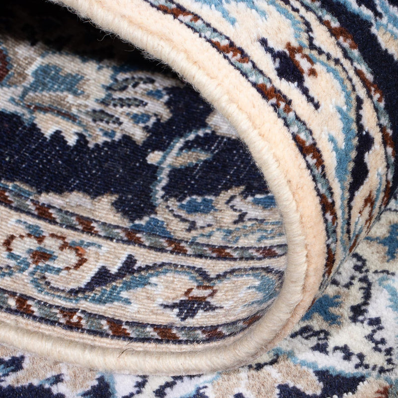 Läufer Perser - Nain - 197 x 77 cm - dunkelblau