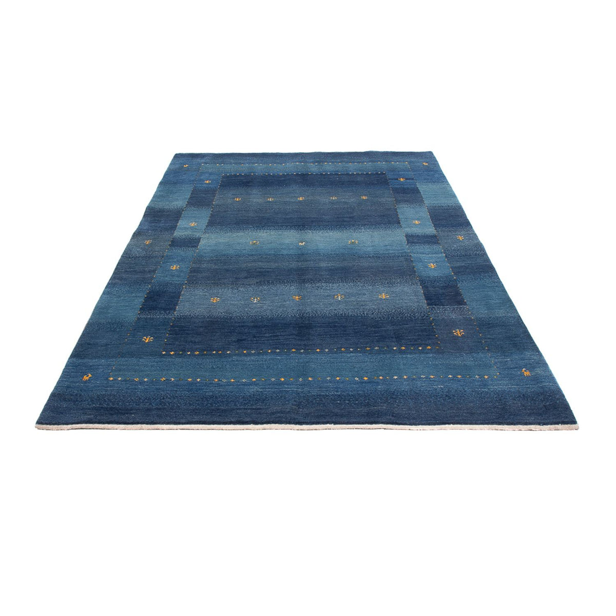 Gabbeh Teppich - Perser - 264 x 175 cm - seeblau
