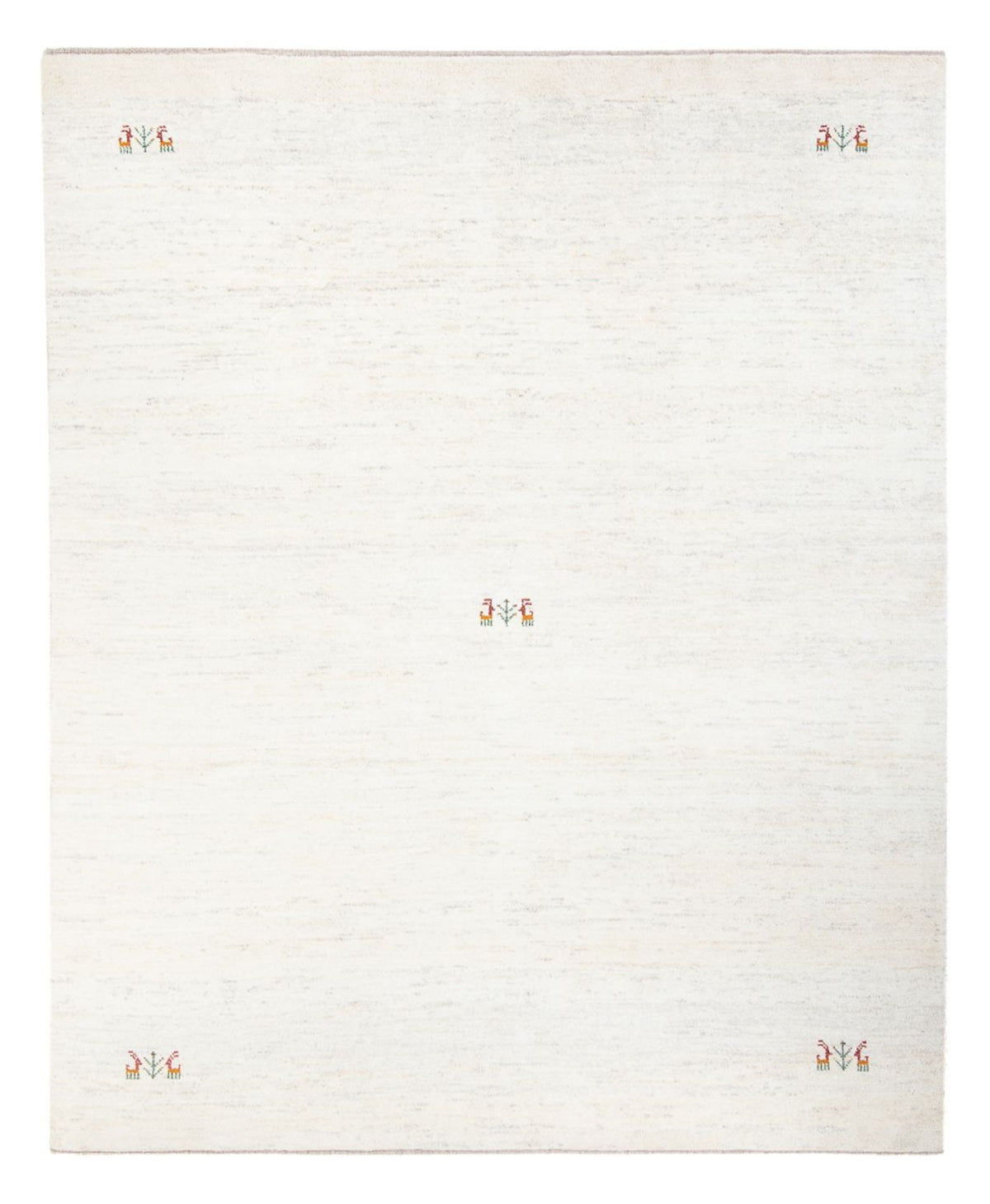 Gabbeh Teppich - Perser - 243 x 198 cm - weiß