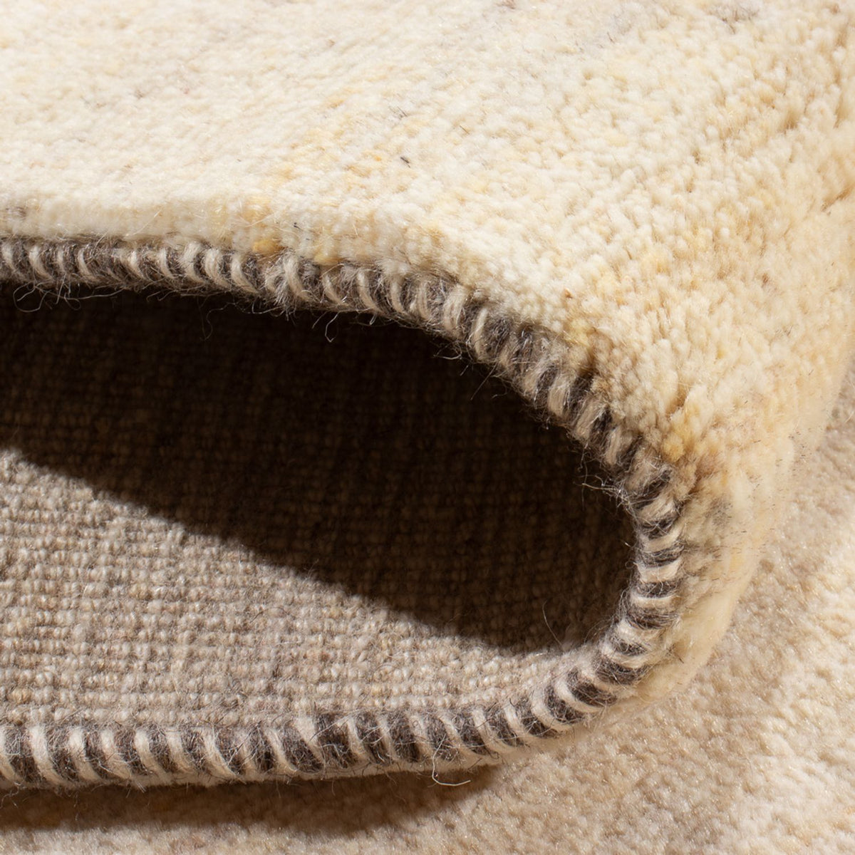 Gabbeh Teppich - Perser - 244 x 181 cm - weiß