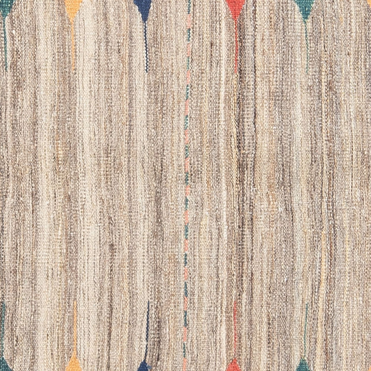 Kelim Teppich - Oriental quadratisch - 128 x 125 cm - minzgrün