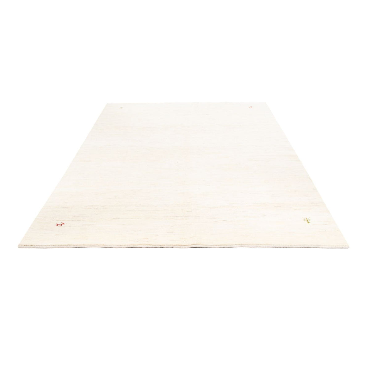Gabbeh Teppich - Perser - 253 x 171 cm - weiß